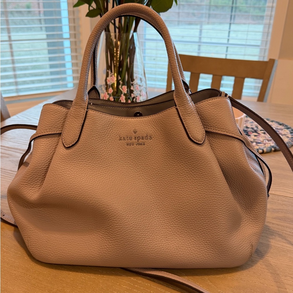 EUC light grey Kate Spade large purse